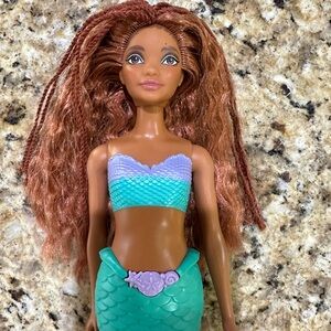 Disney Mermaid Doll with Purple and Teal Outfit